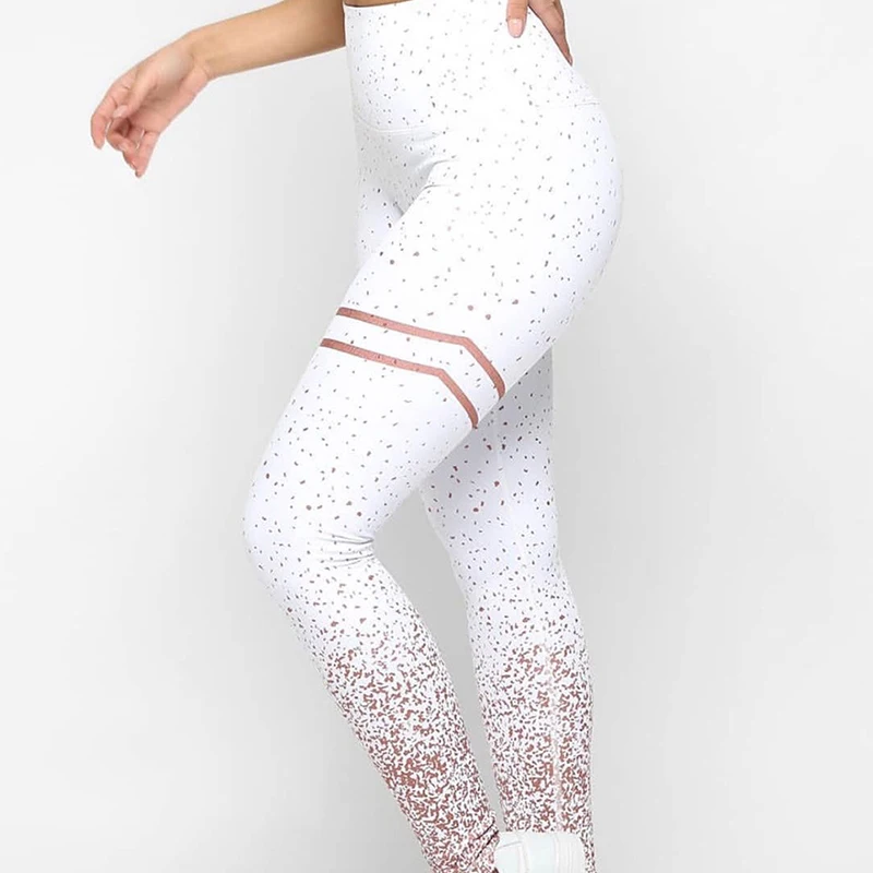 CHRLEISURE Shiny Leggings Women Fashion 