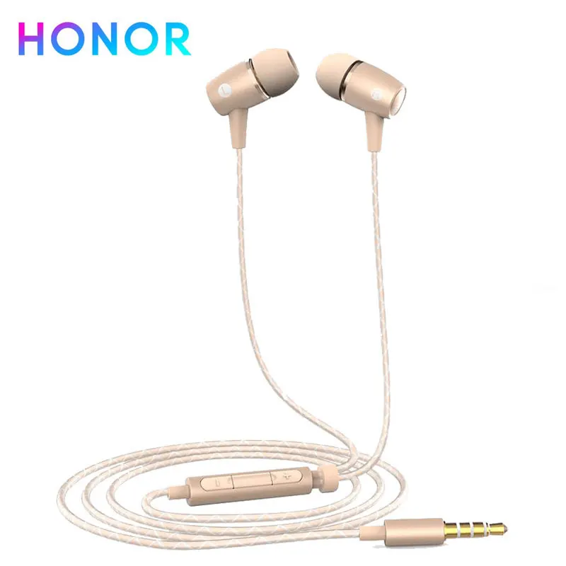 

Honor Earphones Engine PLUS AM12 In-Ear Earbud Wired Voice Control Earphones for Android for Xiaomi Samsung for P20 P30