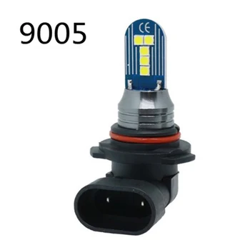 

9005 Car Lights H11/H8 High Low Beam LED Headlight Kit Clear White 1 Pair