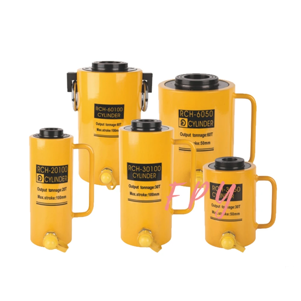 1Pc Hollow Hydraulic Cylinder RCH-6050 Pressing Machine Jack | Инструменты