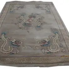 Savonnerie китайские шерстяные ковры французский пол около 6' X 9' ручной вязки толстый плюш Savonnerie 1303 485 gc85savyg28 savonnerie