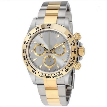 

luxury watch men 39mm AAA DAY TONA Automatic machinery No battery Stainless steel sweeping small dials work watches SY10