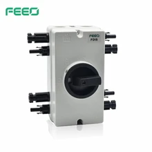 FEEO FDIS Solar DC wodoodporny izolator przełącznik IP66 4P 32A 1000V 2 ciąg fazy zewnątrz izolowanie Rotery Disconector