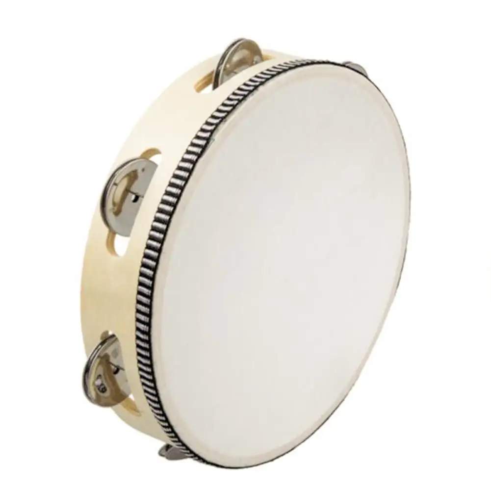 

New 6" Musical Instruments Tambourine Drum Children Educational Tambourine Round Percussion for KTV Party Dancing Toys