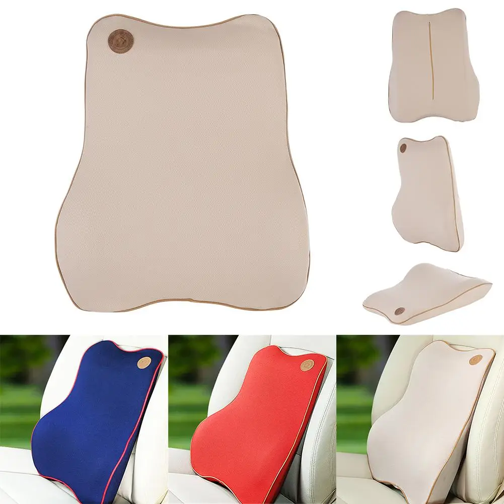 Car Lumbar Pillow 3D Memory Foam Car Seat Cushion Support Universal