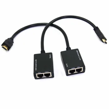 

HDMI Cat5-e/6 HDMI Extender Up to 100ft 1080P Tool Parts Interconnects