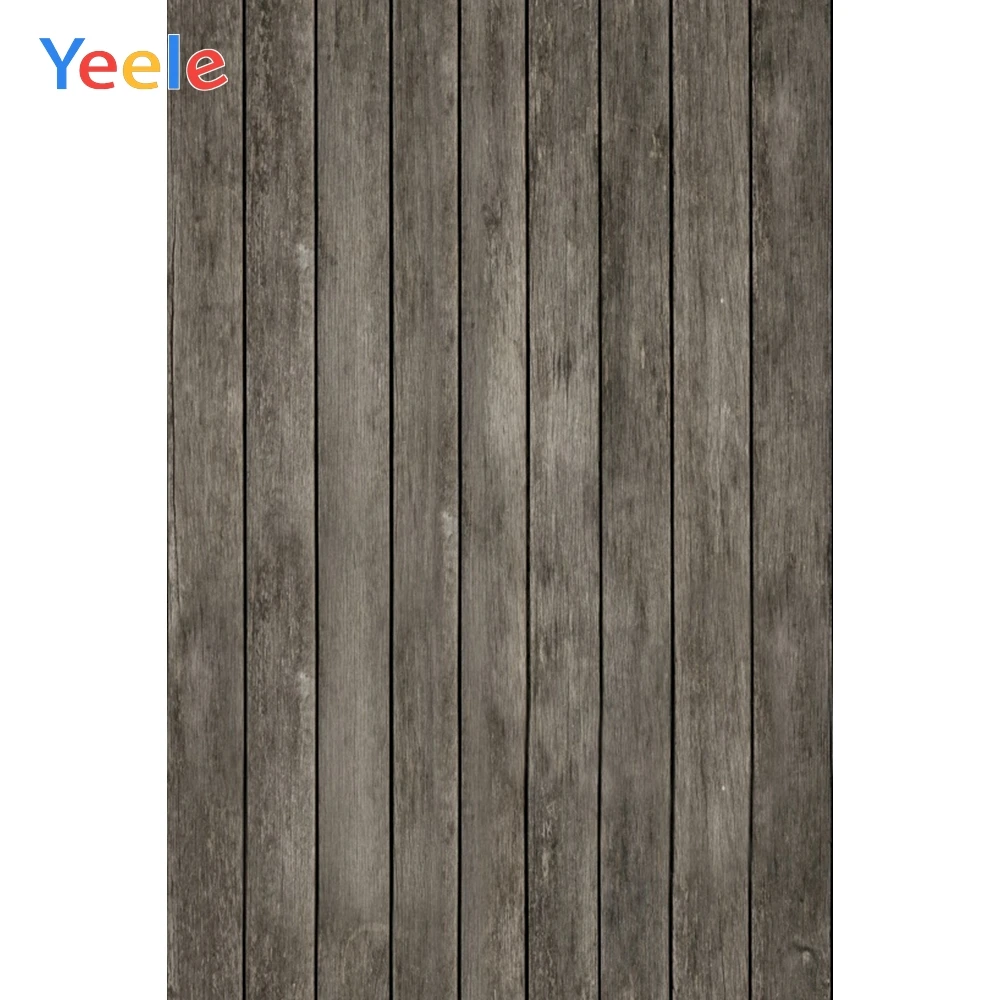 Yeele Grey Wooden Board Brown Wood Wall Old Retro Photography Backdrops Personalized Photographic Background For Photo Studio |