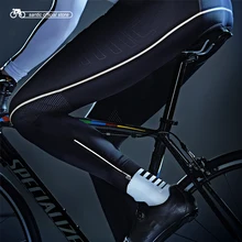 Santic велосипедные штаны с подкладкой, длинные штаны для велоспорта, мужские противоударные весенние и осенние анти-пиллинг MTB брюки, черные азиатские M7C04089