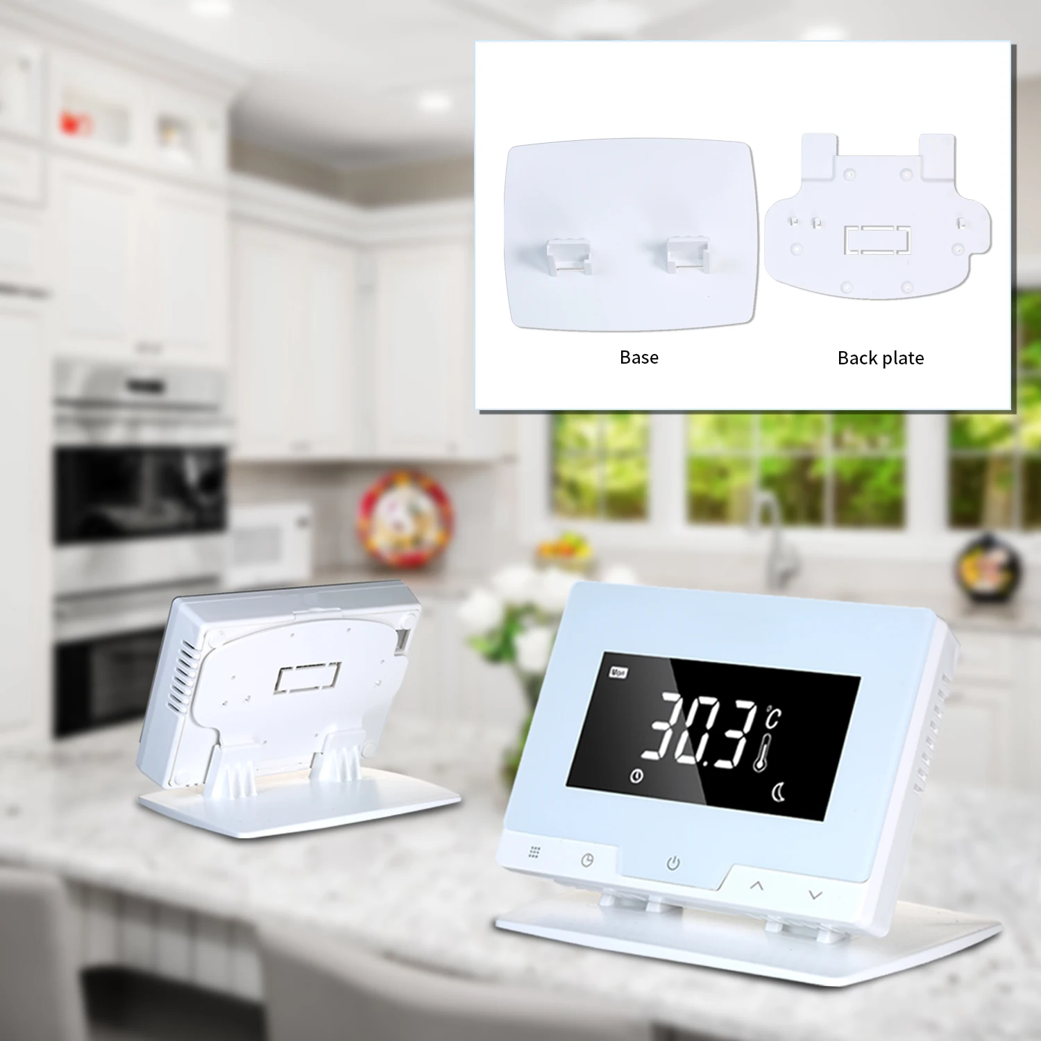 

LCD Touchscreen Wireless Smart Thermostat Programmable Thermoregulator Remote Control Temperature Controller for Electric Room