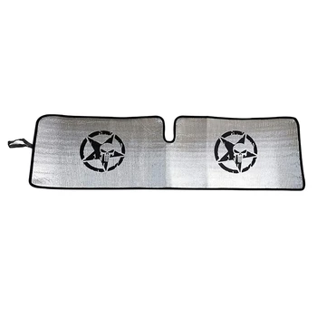 

Windshield Sunshade for Jeep Wrangler Sun Shade Heat Shield Sun Visor Mat for Jeep Wrangler Rubicon Sahara JK, JKU