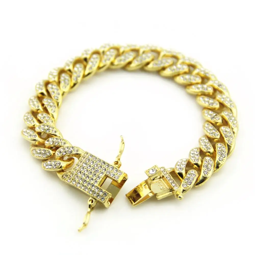 2024 Charm Luxury Golden Chain Bracelet&Bangle Classic Bracelets For Women&Men Unique  Jewellery Pulseira  Bangles Gift