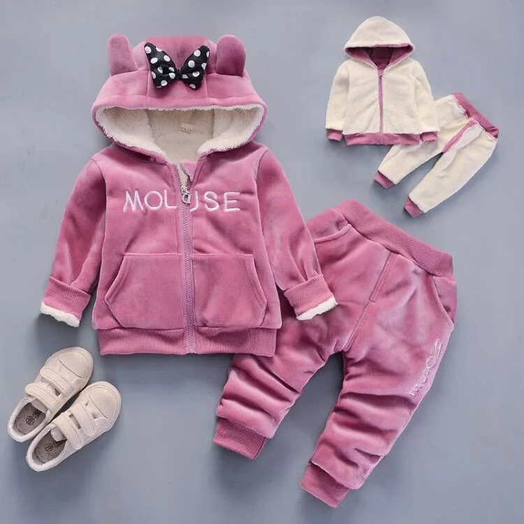 

Chao yang Gas Girls Winter Set Online Celebrity Baby Girls Winter Set 0-1-2-3-4-Year-Old Girls Autumn And Winter Gold