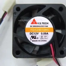 Для Y. S. TECH FD124010HS DC 12V 0.09A 40x40x10mm вентилятор охлаждения сервера
