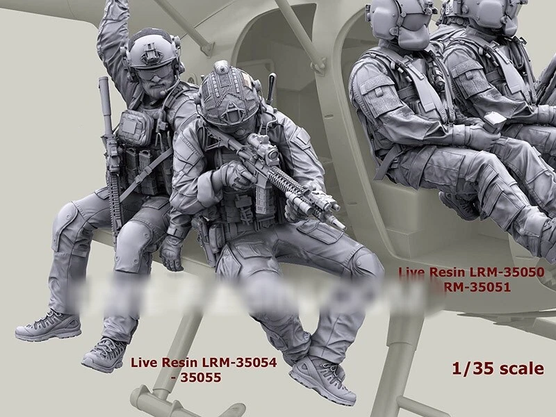 1/35 фигурка модели из смолы GK, Современная военная тема (6 шт./компл., без самолетов), разборный и Неокрашенный комплект ► Фото 2/6