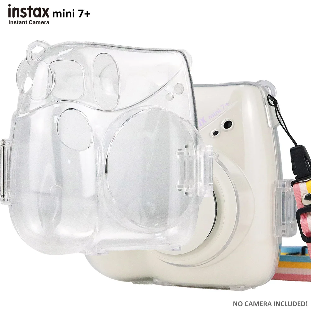 Transparent Case Crystal Glitter Bag for Fujifilm Instax Mini 11/9/8/7+/7s/7c/40/70/90/Liplay, Square SQ1/20 Instant Film Camera 