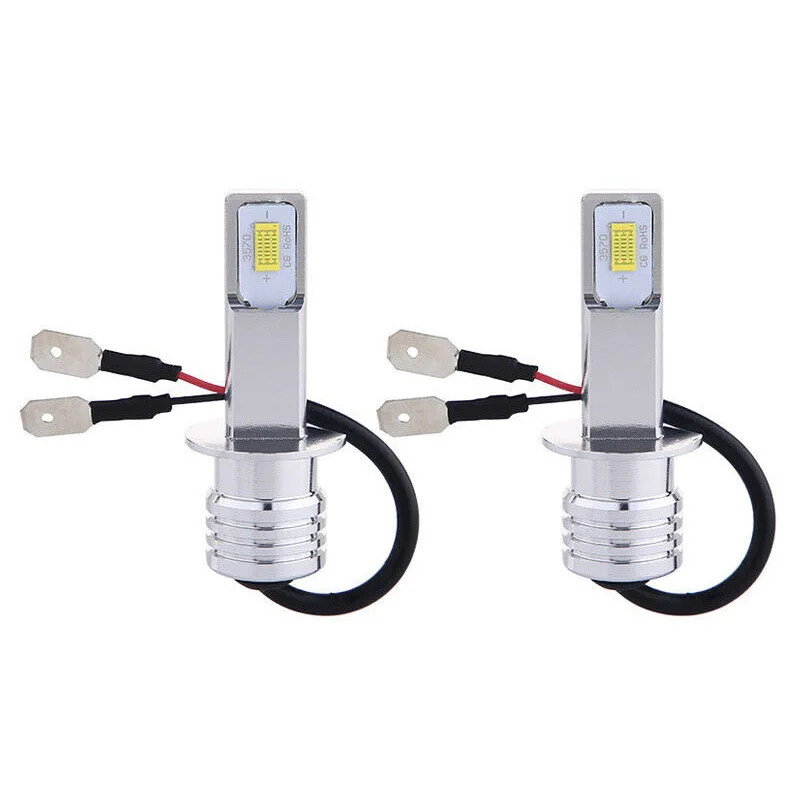 Автомобильные фары COB 3570 чип светодиодный фонарь дальнего и ближнего света 6000K белая лампа