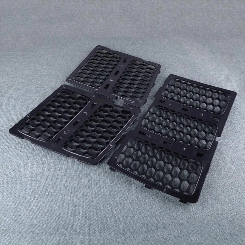 

DWCX Car Accessories Black Front Insert Honeycomb Grille Grill Mesh Cover Trim ABS Fit for Jeep Grand Cherokee 2014 2015 2016