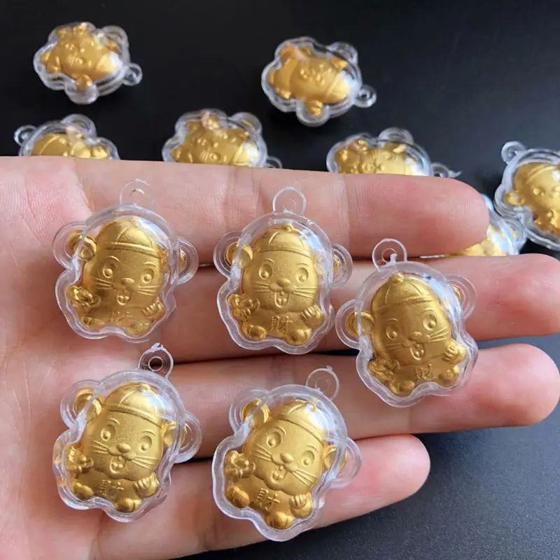 Cute Golden Mouse 2020 New Year Chinese Zodiac Pendant Necklaces Lucky Jewelry | Украшения и аксессуары