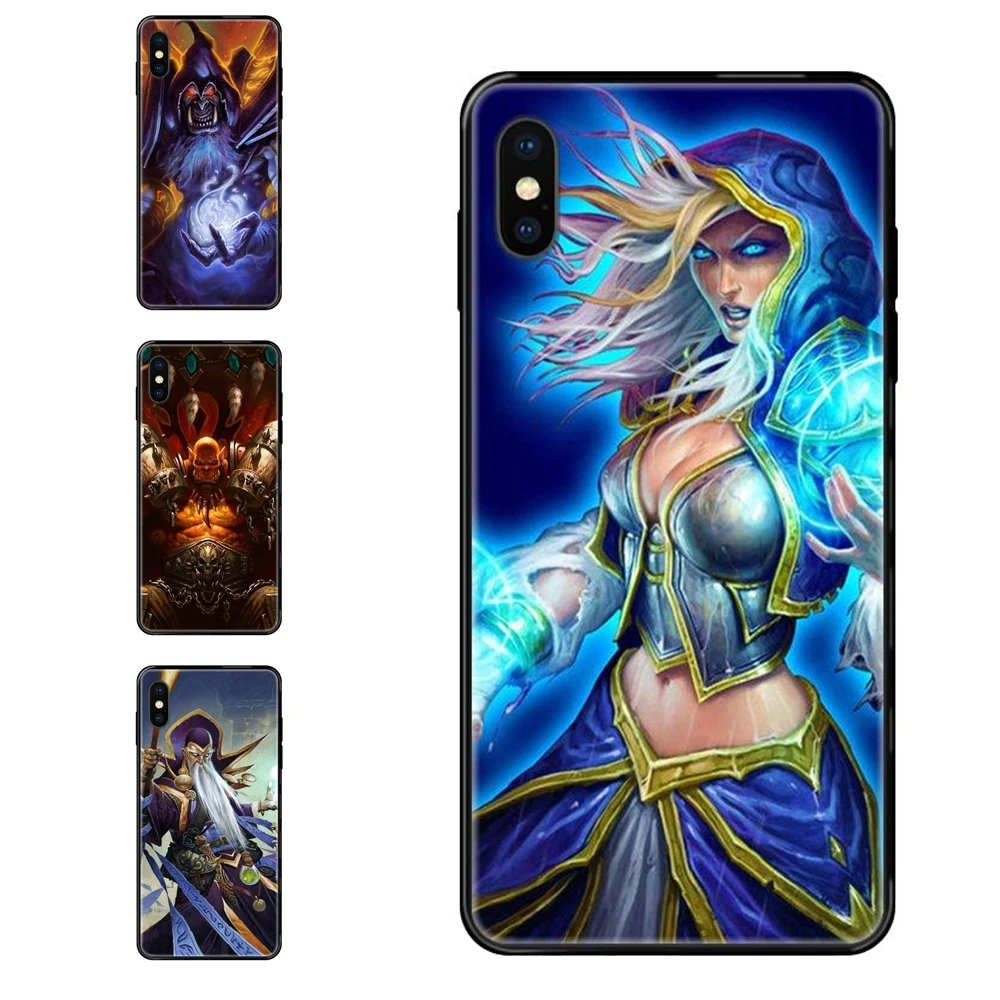Черный мягкий ТПУ чехол Hearthstone для Huawei Honor Play V10 View Mate 10 20 20X 30 Lite Pro Y3 Y5 Y9 Nova 3 3i |