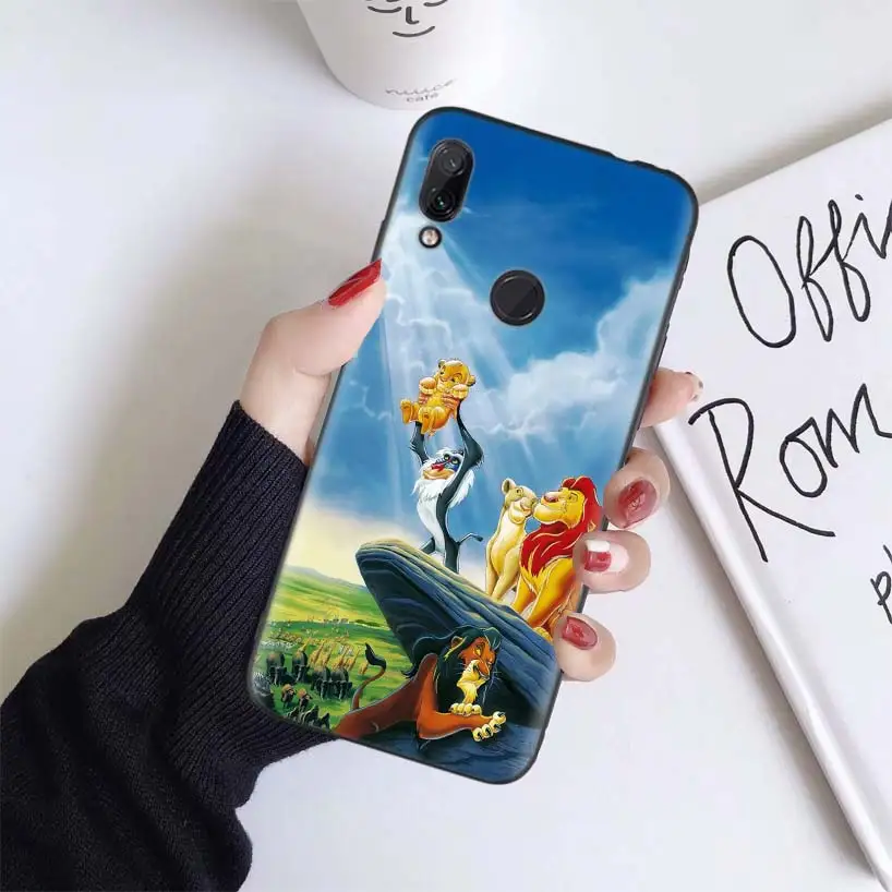 С принтом "Король Лев: Симба чехол для Xiaomi Redmi Note 7 8 K20 фотоаппаратов моментальной печати 7S 7A 6 6A Pro S2 5 mi играть до 9 лет CC9 E A1 A2 Lite F1 мягкий чехол для мобильного телефона c Coque