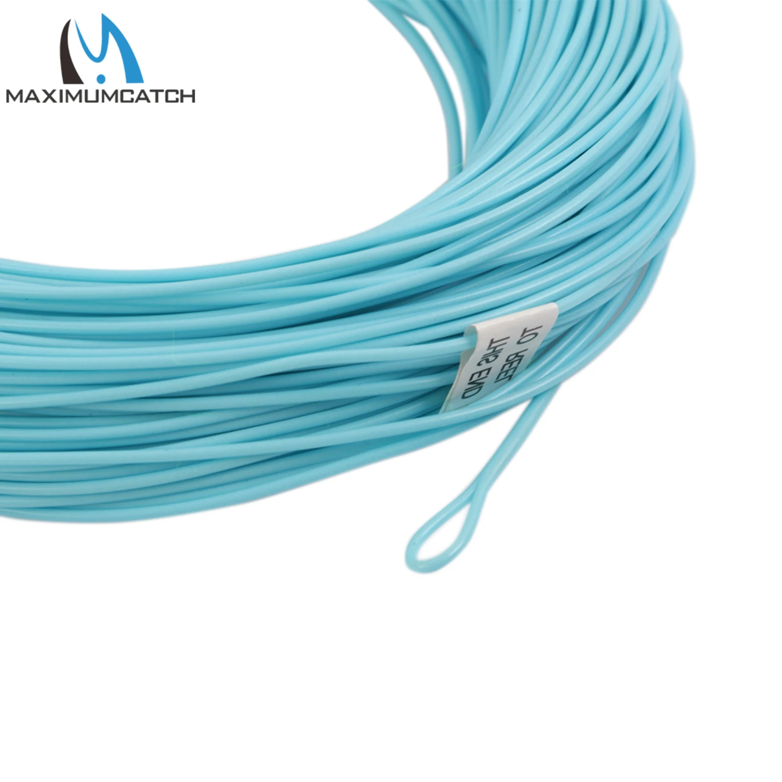 Maximumcatch Saltwater Weight Forward Fly Fishing Line 90FT 8-10wt 2 welded Loops Floating Fly Line Sandy Blue Color fishing line