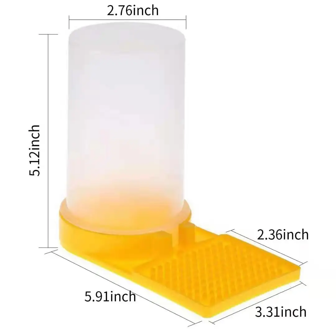 1PC Beekeeping Beehive Water Feeder Plastic Bee Drinking Nest Entrance Beekeeper Cup Tool Detachable Beekeeper Supplies