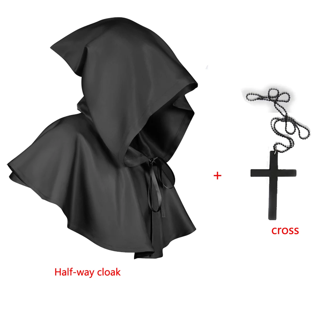 Grim Reaper Death Cape Cloak cloak Halloween hooded robe