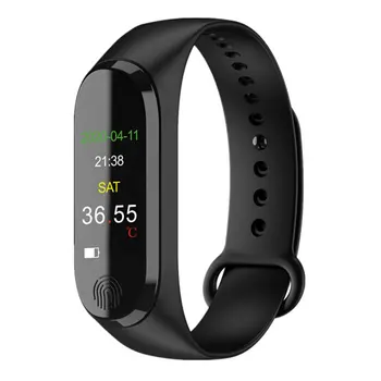 

New AD2 Y1 body temperature smart bracelet sports step sedentary electronic temperature measurement bracelet