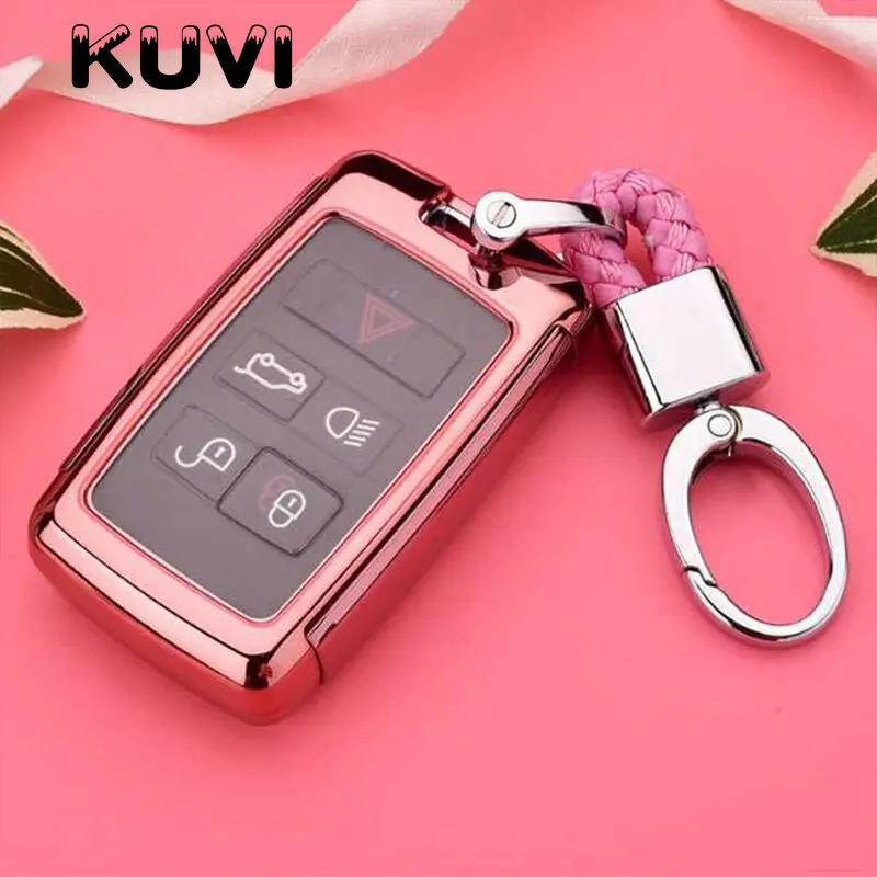 Pc Tpu Car Key Case Shell Holder Bag For Land Rover Range Rover Discovery 5 Sport 2018 2019 - For Jaguar Xel E-pace 2019 - Racext™ - Land Rover REMOTE CONTROLS AND KEYS - Racext 115