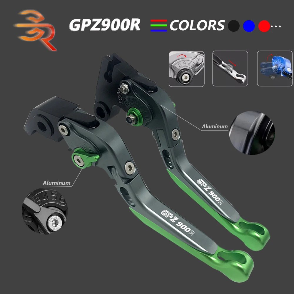 

For Kawasaki GPZ 900 R GPZ900R 1990 1991 1992 1993 Motorcycle Brake Clutch Levers CNC Adjustable Folding Extendable Lever
