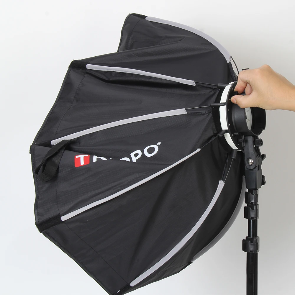 Triopo KX65 65cm KX90 90cm Speedlite Octagon Umbrella Softbox Outdoor Flash Soft Box Godox V1 Speedlite Softbox