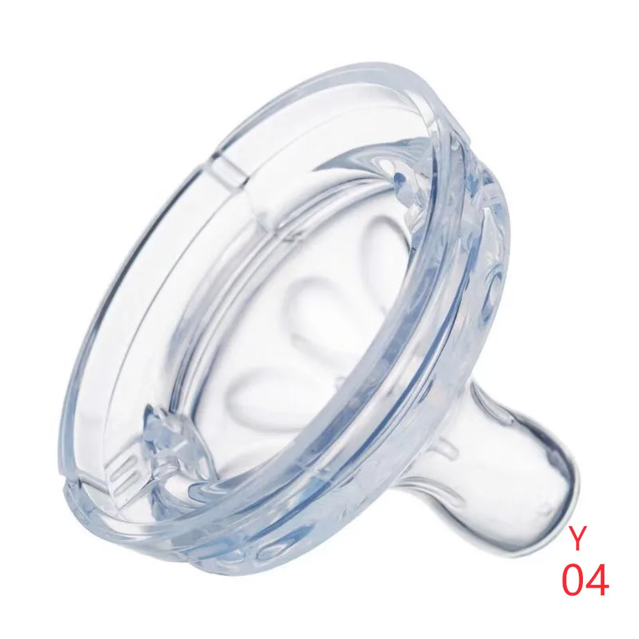 Мягкая безопасная силиконовая соска-соска для новорожденных, натуральные гибкие Сменные аксессуары для бутылочки для молока с широким горлышком - Цвет: Y hole