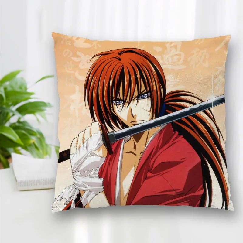 Пользовательская аниме Подушка Rurouni Kenshin декоративная подушка из полиэстера
