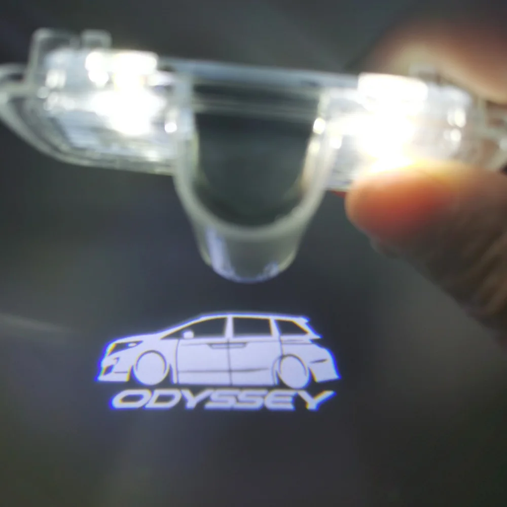 2pcs/lot Car Styling Logo Light ACCORD Welcome For Honda Odyssey Elysion Accord CR-Z Crosstour Spirior Door | Автомобили и