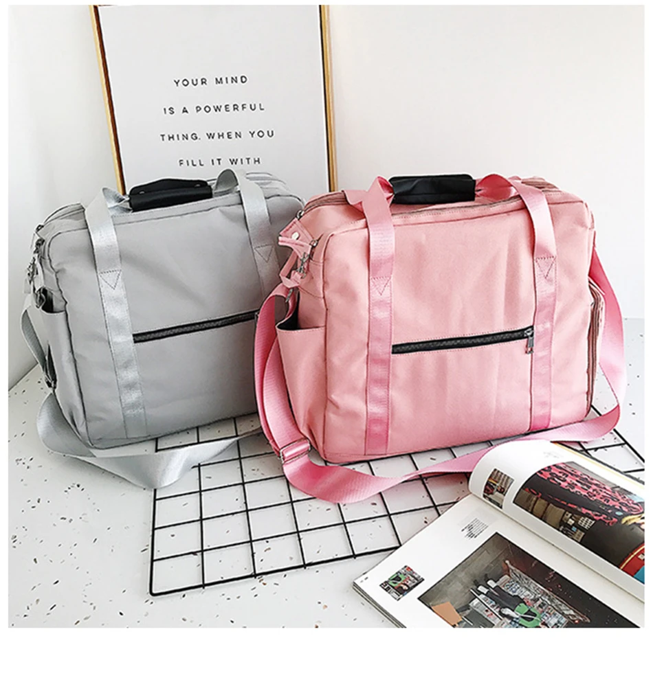 Fashion Training Gym Fitness Bag Women Men With Shoes Pocket Dry Wet Travel Handbag Luggage Fashion Sport Swimming Yoga Mat Bags