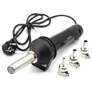 

220V Portable Bga Rework Solder Station Hot Air Blower Heat Tool 8032 Hand-Held Hot Air Tool 3Pcs Nozzle Eu Plug