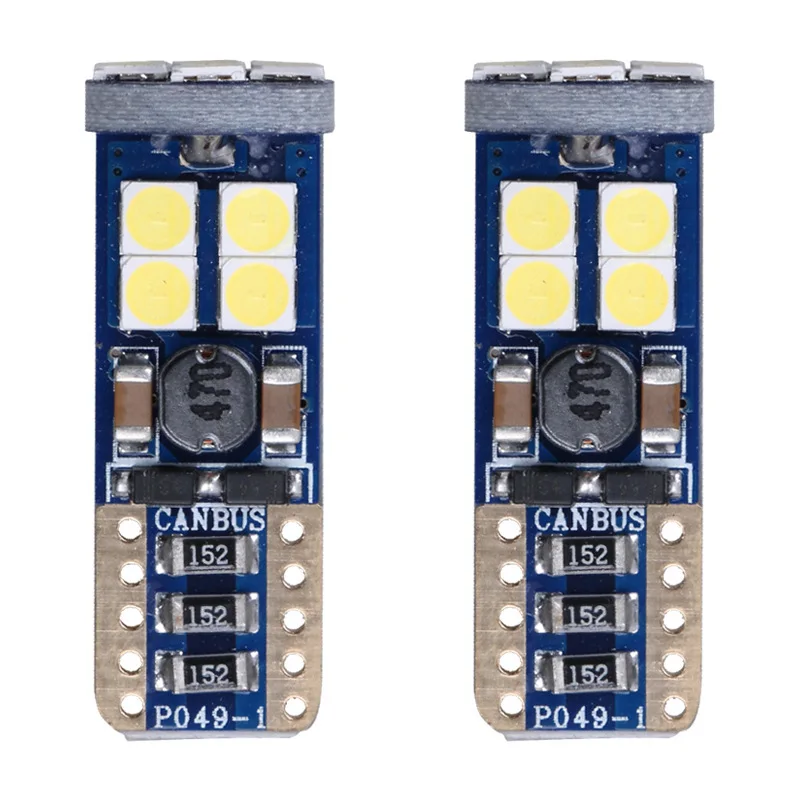 

Foreign Trade LED Highlight Decoding T10 Width Lamp Reading Lamp Indoor Roof Light 3030-12SMD Modified