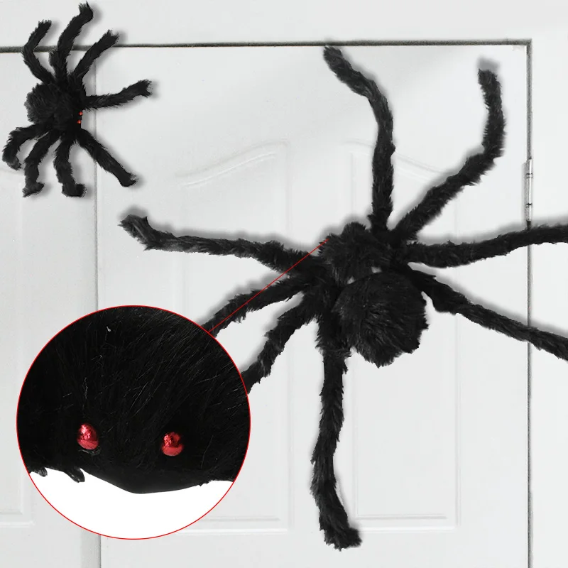 300 Arañas De Plástico Falsas Para Halloween - Con Efecto Luminoso, Realistas, Ideales Para Decoración Y Bromas