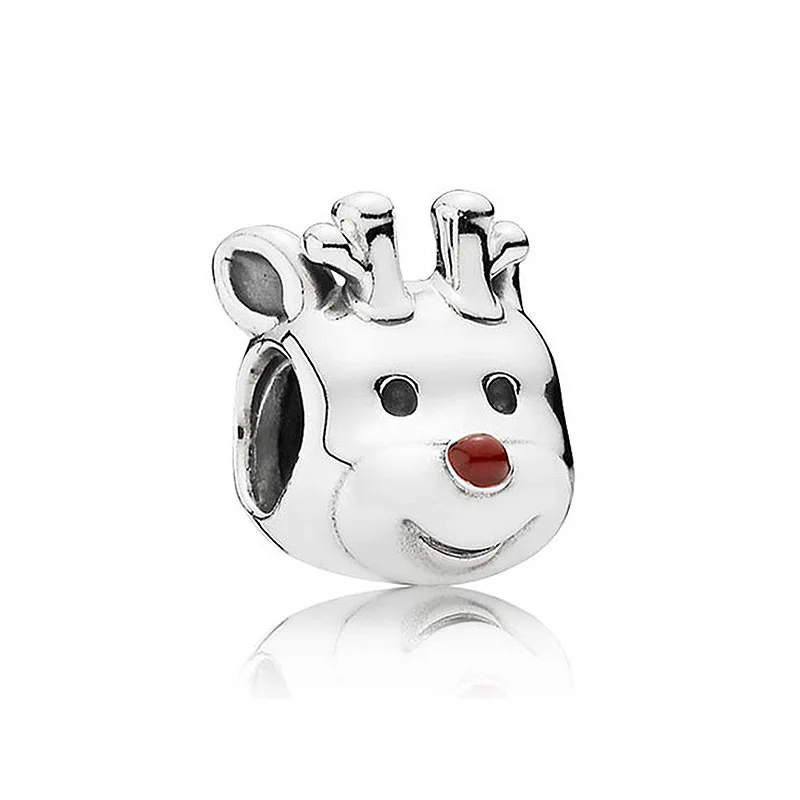 Nieuwe Mode Charme Originele Dier Varken Hond Konijn Hoofd Kralen Fit Originele Pandora Dames Armband Sieraden Accessoires Cadeau