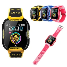 T19 gps Детские умные часы браслет для ребенка цветной сенсорный экран LBS wifi SOS 4G видео чат детские часы супер группа