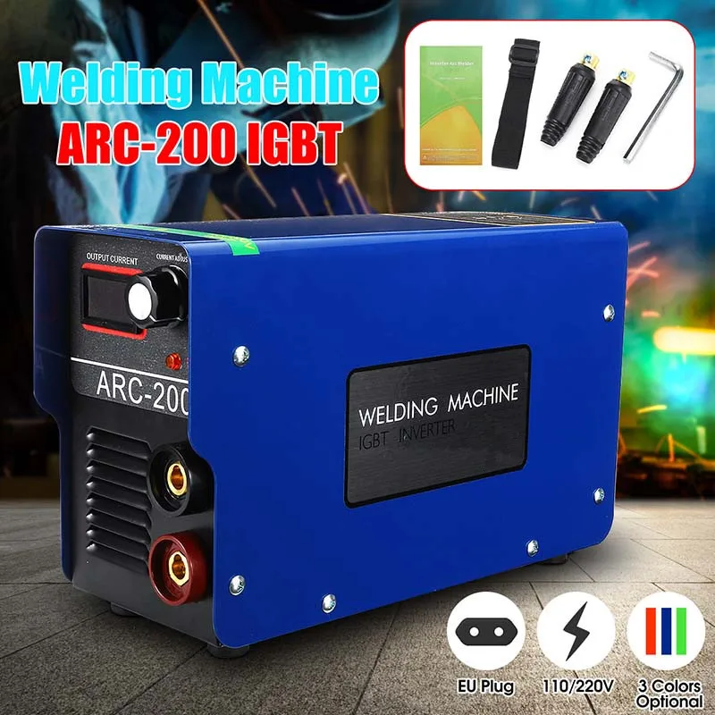 

110V/220V Mini IGBT Inverter Welding Machine ARC-200 Welders With LED Display