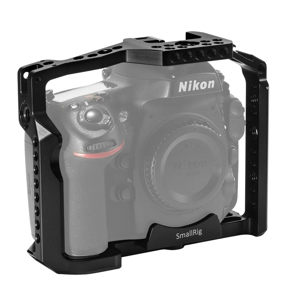 Клетка для камеры SmallRig D800 для камеры Nikon D800 и D810 с Рельсом Nato для быстрого крепления ручки камеры или крепления EVF 2404