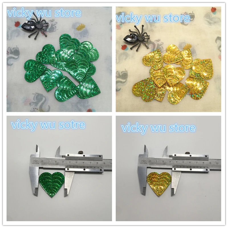 10g 45mm Laser Heart Shape Sequins Glitter Sequin Handmade DIY Paillettes Craft Jewelry Wedding Sewing Lentejuelas Accessories