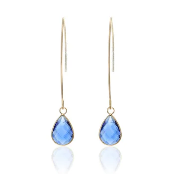

Brincos Oorbellen Earings Aretes Stylish Water Cut Eardrop Austrian Earrings Europe And The Retro Jewelry Cross-border Spot