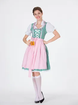 

Dancing Stage Costumes Halloween Beer Girl Dress Plastic Stage Costume Maid Costume Sportswear