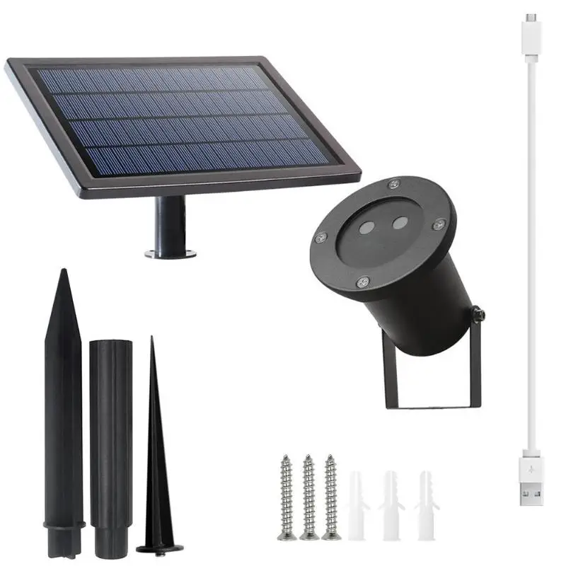 2 Type Solar LED Laser Projector Disco Light Waterproof Christmas Party Lights Outdoor Garden Home Lawn Landscape Projector Lamp