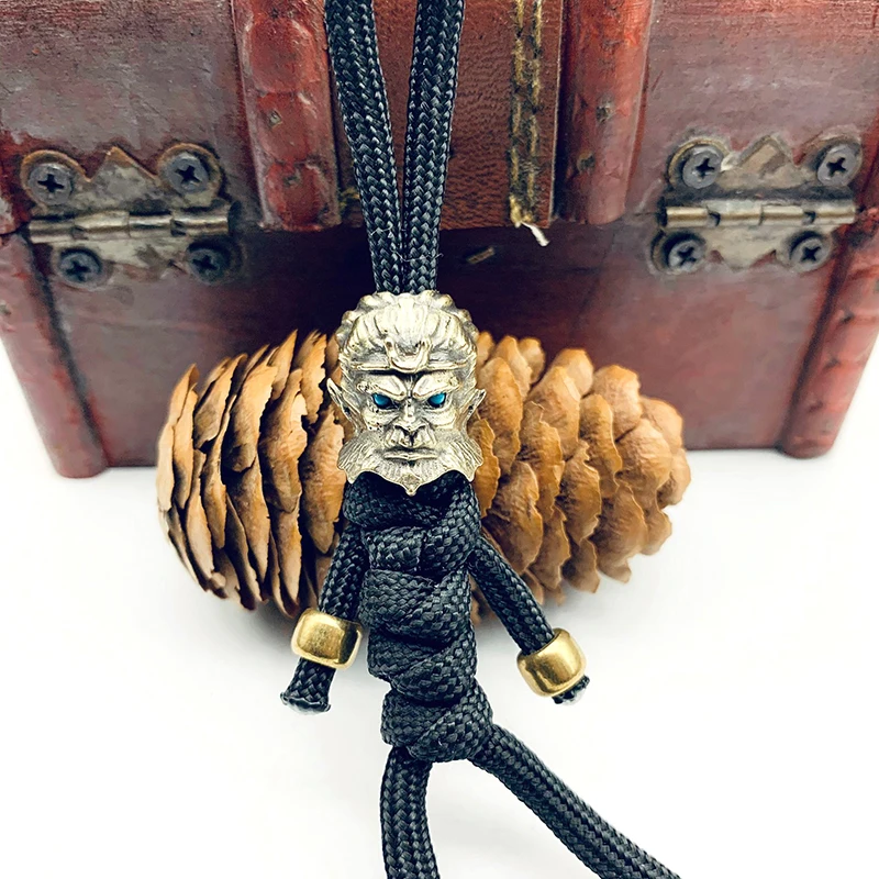 brass monkey king beads pendant (12)