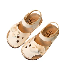 Повседневная кожаная обувь для маленьких девочек; однотонная обувь для малышей; милая обувь с бантом для малышей; 2 цвета;# 25A# 25A