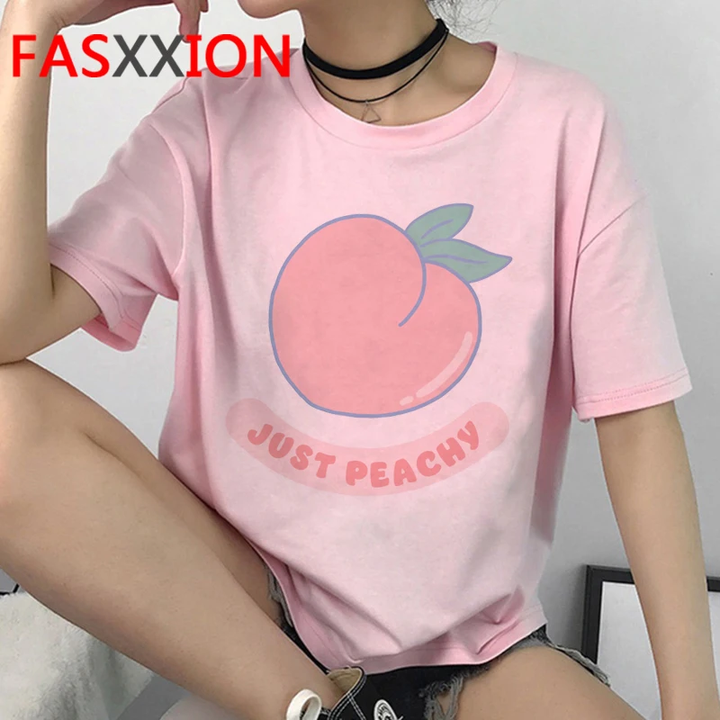 Женская футболка в стиле Харадзюку 90 х Ullzang Peachy|Футболки| |