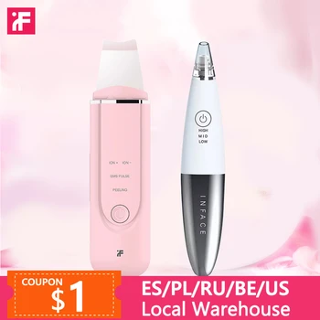 

Inface Blackhead Remover Machine And Facial Clean Machine Skin Scrubber Peeling Face Beauty Instrument